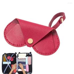 Storage Bags Sunglasses Case Soft PU Leather Protective Eyeglasses Bag For Reading Glasses Spectacles Gift