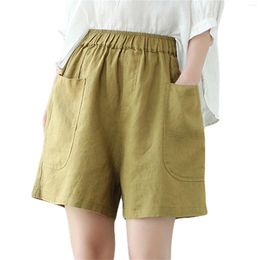 Women's Shorts Loose Casual Cotton Elastic Wide Leg Pants Soft Pyjamas For Women Set