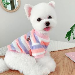 Dog Apparel & Cat Clothes Cute Pet Four-legged Outfit Spring Autumn Thin Velvet Anti-shedding For Chihuahua Schnauzer Kitten Puppy