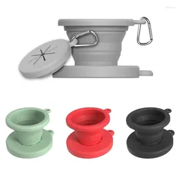 Cups Saucers Collapsible Silicone Coffee Drippers Camping Philtre Dripper Business Trip Home And Picnic