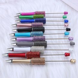 Party Favour 33pcs DIY Pasting Diamond Rhinestone Beaded Ballpoint Pens Gift Pen Baby Shower Wedding Favours For Guests Groomsmen Gifts