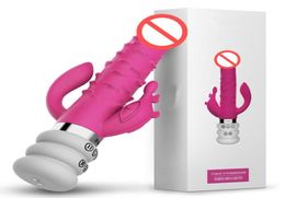 3 Motor Heating Thrusting Vibrating Rotating G Spot Clitoris Anal Dildo Vibrator Sex Toys for Woman Marsturbator Massage Machine6239966