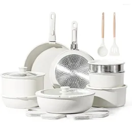 Cookware Sets 23pcs Pots And Pans Set Nonstick Detachable Handle Induction Kitchen Non Stick