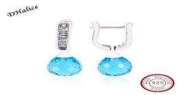 Classic clip Earrings Authentic 925 Sterling Silve Women Earring Compatible European Brand Style Jewelry1267510