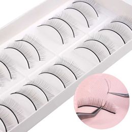False Eyelashes 5/10 pairs of eyelash extension Practise eyelashes training strips self-adhesive products Q240510