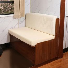 Chair Covers 2 Pcs/set Stretch RV Dinette Cushions Polar Fleece Couch Cover Booth Seat Camper Car Bench Backrest Decor