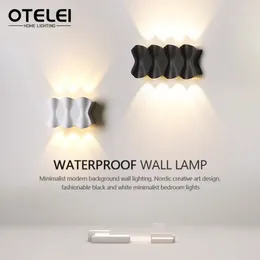 Wall Lamps LED Lamp Modern Aluminium Material Indoor And Outdoor Waterproof Nordic Porch Garden Household Lighting Fixtures