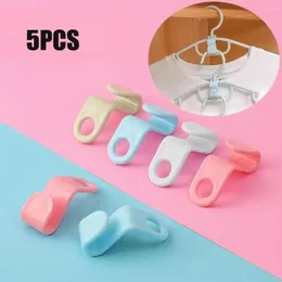 Hooks 5PCS Clothes Hanger Connexion Hook Home Link Buckle Thickened Plastic Stackable