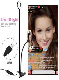 LED Ring Light Camera Lamp With Tripod Stand Phone Holder for YouTube Video Live And Blog5200827