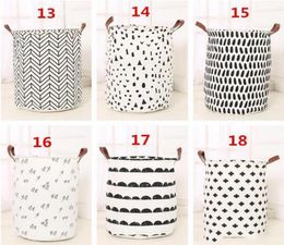 Storage bag Baskets Kids Room Toys Storage Bags Bucket Clothing Organiser Laundry Bag Canvas Organiser Bat Polka Dot Laundry 50pcs6731911