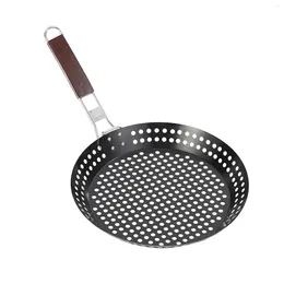 Pans Grilling Skillet Pan Portable Grill Bakeware For Backpacking Camping Kitchen Hiking Outdoor Indoor