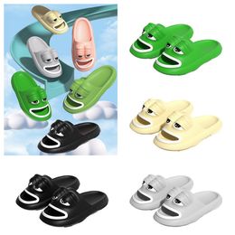 New Luxury Designer Ugly and Cute Funny Frog Slippers sandals Wearing Summer black green white Thick Sole and High EVA Anti slip Beach Shoes