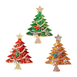 Brooches Christmas Brooch Pin Tree Dress Accessories Jewellery For Anniversary Coat Tie Decorations Shirts