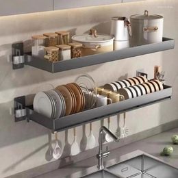 Kitchen Storage Multifunction Wall Rack Sink Mounted Dish Holder Stainless Steel Drain Accessories Organizer D