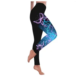 Women's Pants Print Size Yoga Waist Fashion Women High Sport Casual