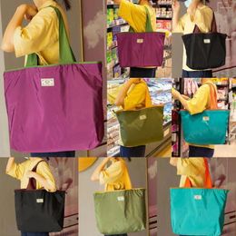 Storage Bags Large Shopping Bag Reusable Eco Grocery Package Pouch Foldable Beach Toy Tote Shoulder Stor I4b4