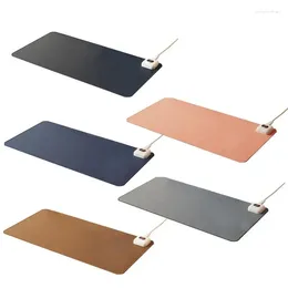 Carpets Heated Mouse Pad Hand Warmer Portable Desktop Heating Warming Table Mat Auto Shut Off For Computers