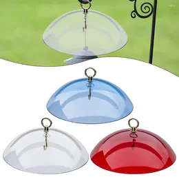 Other Bird Supplies Feeder Clear Protective Dome Cover Hummingbird Rain Guard With Hooks Proof