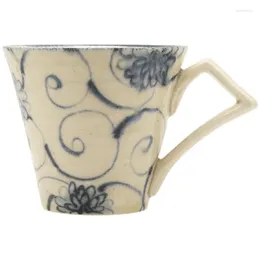 Mugs Zongshan Kiln Coffee Cup Small Kit Japanese Style Hand Drawn Ice Crack Ceramic Glaze