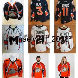 Vin Weng Mens Womens Kids Customise ECHL Missouri Mavericks 11 Scheid 3 Silas 21 Selman 31 Williams Stitched Cheap Hockey Jerseys Goalit Cut