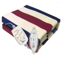 Blankets Electric Blanket 110-220V Security Plush Automatic Protection Type Thickening Body Warmer Heated Mat Carpet