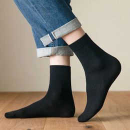 Men's Socks Men Calcetines Mid-Length Cotton Sock Hombre Tube Compression Calcetas 7 Pairs/Lot Crossfit
