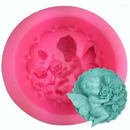 Baking Moulds 3D Little Angel Silicone Fondant Moulds DIY Cake Decorating Tools Chocolate Candy Dessert Cupcake Kitchen Mould