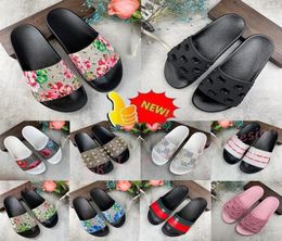 Summer Designer Slippers for Mens Women Letters Print Flat Slipper Fashion Google Popular Rubber Sandal Trendy Beach Shoes Multi S1341091