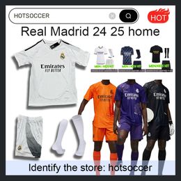24 25 Real Madrid home kit Soccer Jersey MBAPPE BELLINGHAM Y-3 Kids Kit 2023 2024 Home Away Third Y3 Football Shirt Camiseta RODRYGO VINI JR hotsoccer