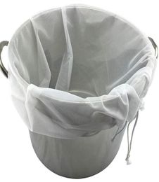 Hanging Baskets Large Reusable Straining Bag Micron Mesh Drawstring Food Strainer For Cold Brew Home Brewing 22inch X 26inch Filte1287132