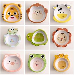 Plates Children's Tableware Cartoon Bowl Baby Complementary Rice Specific Anti Drop