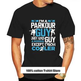 Men's T-Shirts Camiseta de Parkour para hombre camisa de reg Im a Parkour Guy Frrunning T240510