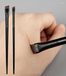 Makeup Brushes 12 Pcs Professional Small Angled Eyebrow Brush Eyeliner Brow Contour Fine Tool7386730