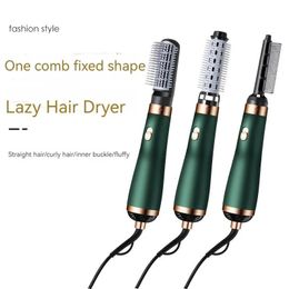 Hair Dryer Straightening Comb Curling Air Three In One Styling Multifunction Tools 240425