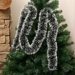 Decorative Flowers 5PCS 2M Christmas Decorations Xmas Garland Chunky Tinsel Tree Decor Home Party Wedding Strip For DIY Adornment Supplies