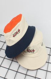 new Sunscreen Men Women Bucket Hat Caps Summer Autumn Solid Colour Fisherman Panama High Quality Cotton Simple Hats5445020