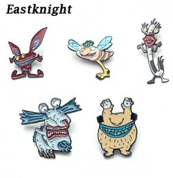 Pins Brooches K49 Metal Enamel Pins And For Women Men Lapel Pin Backpack Badge Denim Brooch Collar Jewelry6737842