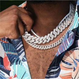 Wholesale 8mm 10mm 12mm 14mm Hip Hop Vvs Diamond Necklace Bracelet Dropshipping Silver Iced Out Cuban Link Moissanite Chain