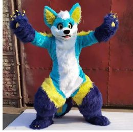 2025 halloween Husky Dog Fursuit Mascot Costume Fancy dress carnival Cartoon theme fancy dress For Men Women Festival Dress