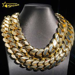 Moda de jóias de hip hop e pesado super grande colar de colar de ouro Miami Cuban Link