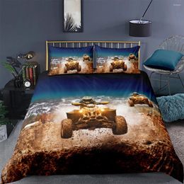 Bedding Sets 3D Duvet Cover Set Comforter Covers Pillow Full Twin Single Double Size Dirt Racing Custom Design Bed Linens