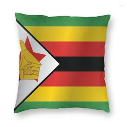 Pillow Personalized Zimbabwe Flag Cover Decoration 3D Double-sided Printing For Sofa
