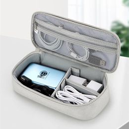 Storage Bags Travel Portable Data Cable Bag Organizer Of Mobile Phone U Disk Charging Bank Digital Accessories