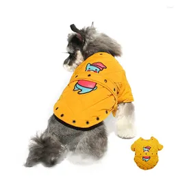 Dog Apparel Winter Pet Clothes Warm Thickened Snow Lichens Big Coat Puppy Clothing Cat Vest Jacket For Small Large Dogs Teddy H22