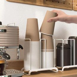 Kitchen Storage Convenient Cup Holder Waterproof Material Paper Commercial Desktop Disposable Save Space