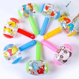 Party Favour 10Pcs Cartoon Inflatable Hammer With Bell Pool Beach Toys For Kids Birthday Favours Baby Shower Pinata Fillers Treasure Box