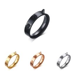 Rivet Punk Rock for Women Stainless Steel Self Defence Protection Spike Rings Outdoor Jewellery Party Gift R395g DPDN1923556