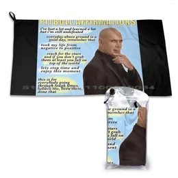 Towel Pitbull Affirmations Quick Dry Gym Sports Bath Portable Pit Bull Mr Worldwide 305 World Wide Positive