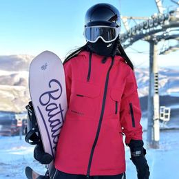 Skiing Jackets Couple Snowboard Jacket Men Sport Clothes Loose Breathable Snow Tops Female Warm With Cotton Coat Winter Wear