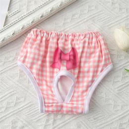 Dog Apparel Diaper Sanitary Physiological Pants Puppy Shorts Underwear Cartoon Printed Chihuahua Menstruation Underpant Pets Supplies
